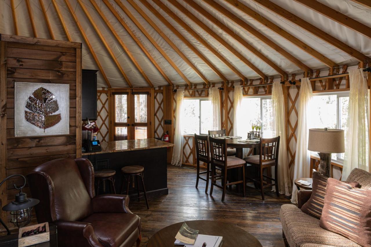 הוילה Topton Tranquil Haven Luxy Yurt - Creekside Glamping With Private Hot Tub מראה חיצוני תמונה